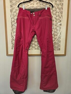 Burton Women’s Ski Pants Snowboard Pants Size Small Hot Pink Waterproof Winter